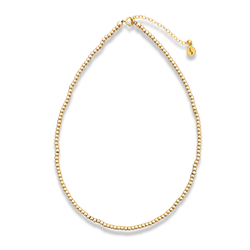 The Classic Gold Beaded Necklace