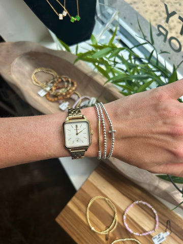 Sterling Silver Cross Bracelet