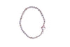 Pearl bracelet with a star-shaped clasp on a white background
