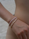 Gold Cross & Pearl Bracelet