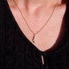 Pearl Cross Pendant Necklace