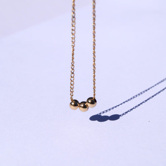 Gold Trinity Necklace