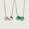 Love Letters Baby Block Necklace